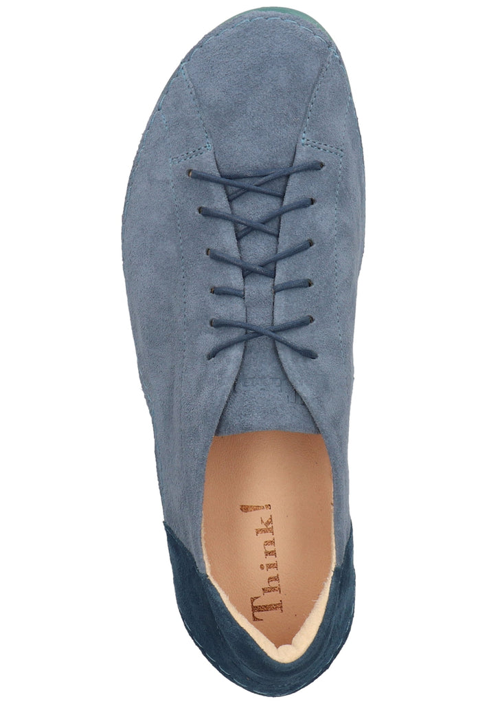 Think! Halbschuhe Veloursleder Denim