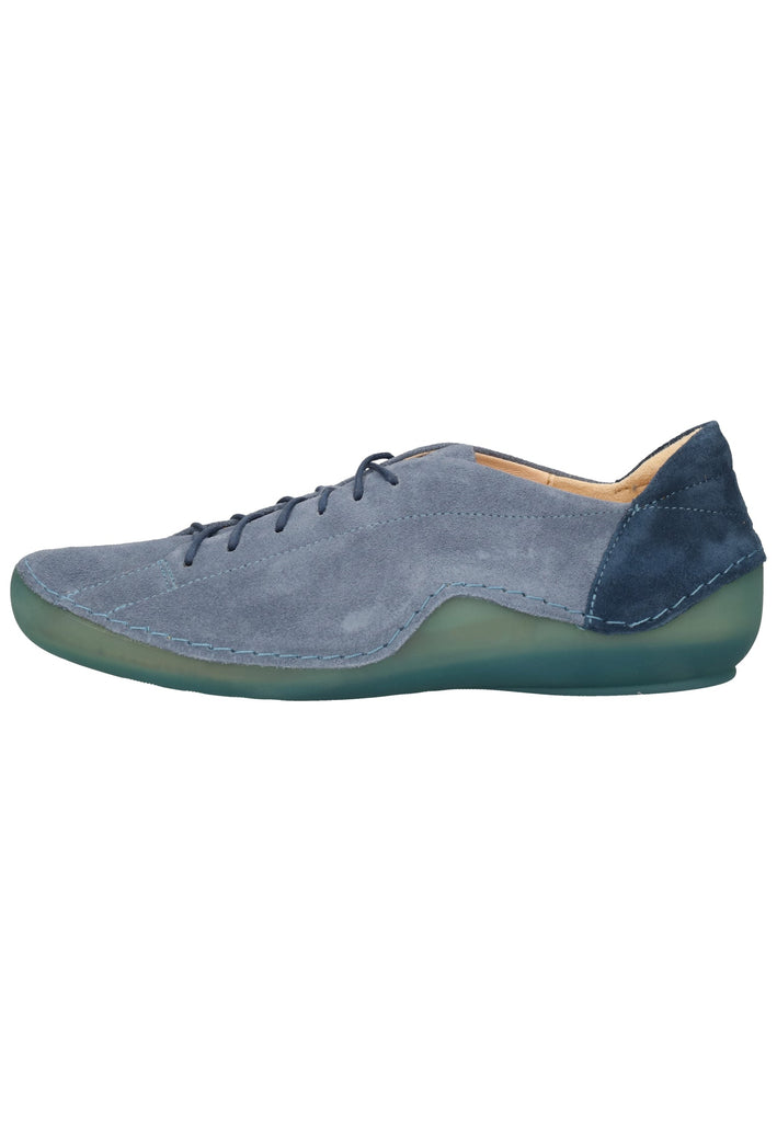 Think! Halbschuhe Veloursleder Denim