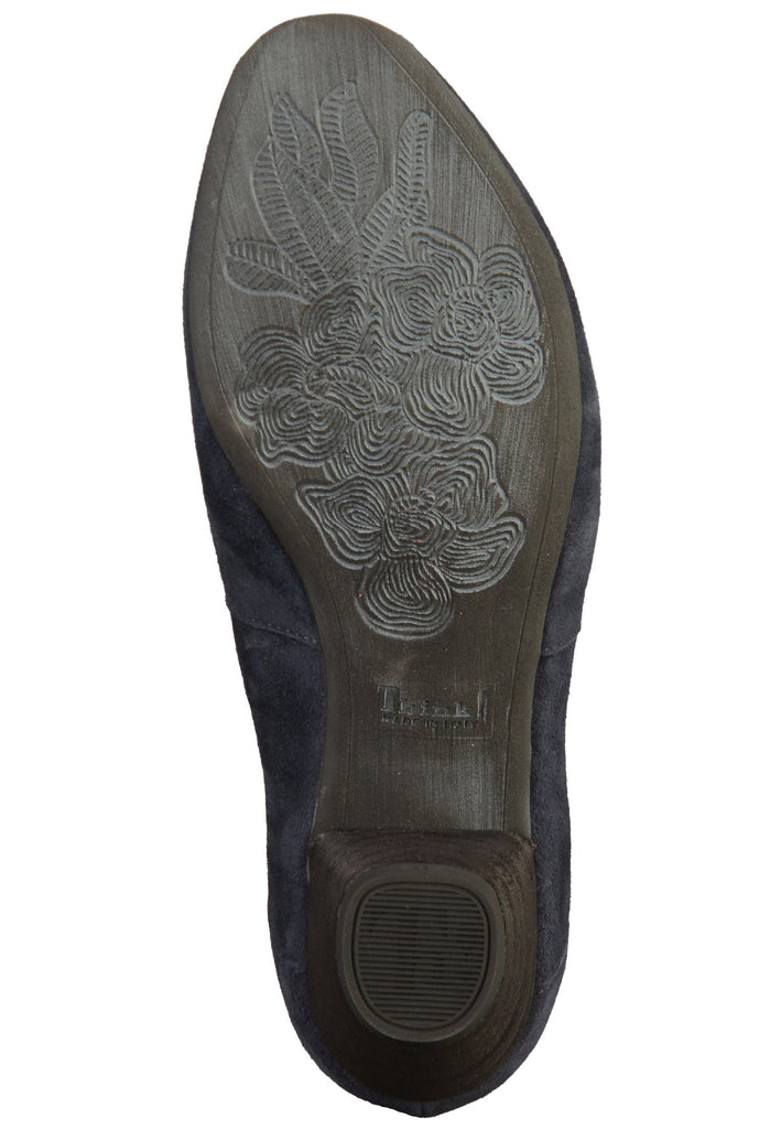 Think! Halbschuhe Veloursleder Dunkelblau