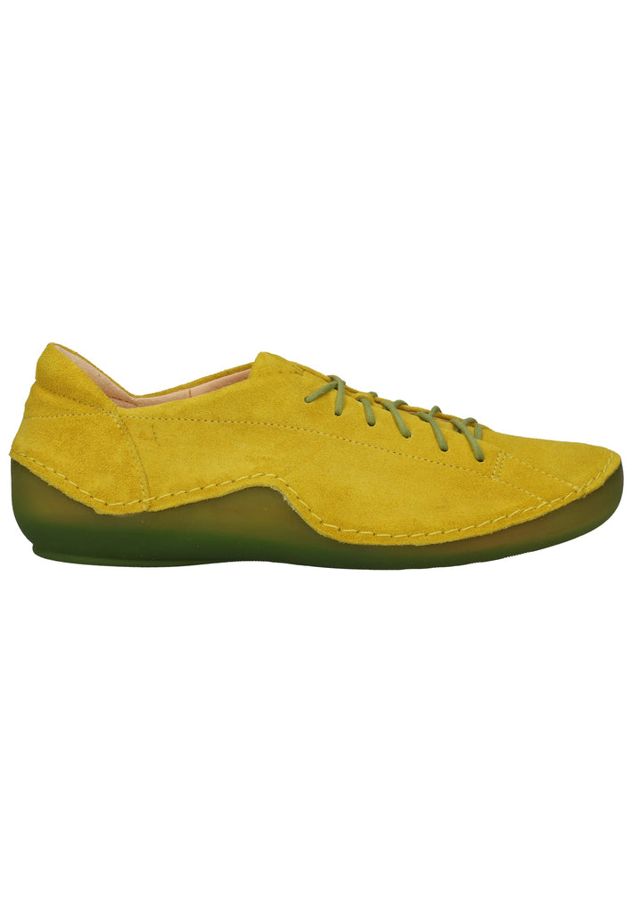 Think! Halbschuhe Veloursleder Gelb