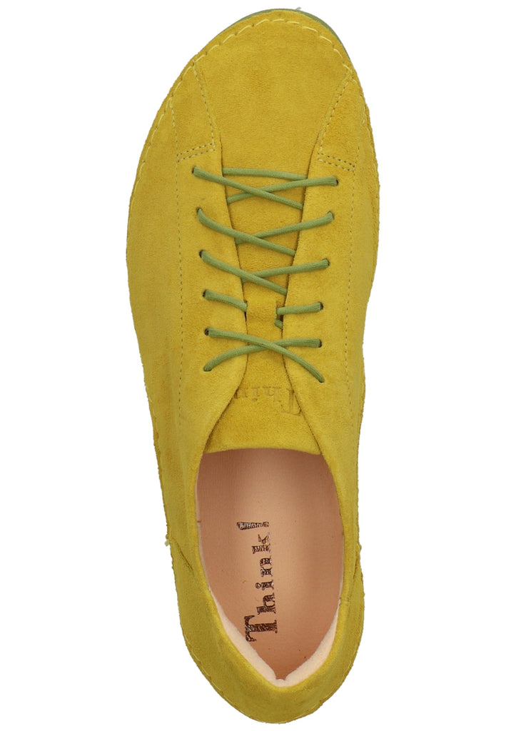 Think! Halbschuhe Veloursleder Gelb