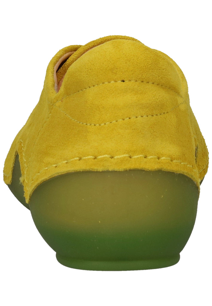 Think! Halbschuhe Veloursleder Gelb