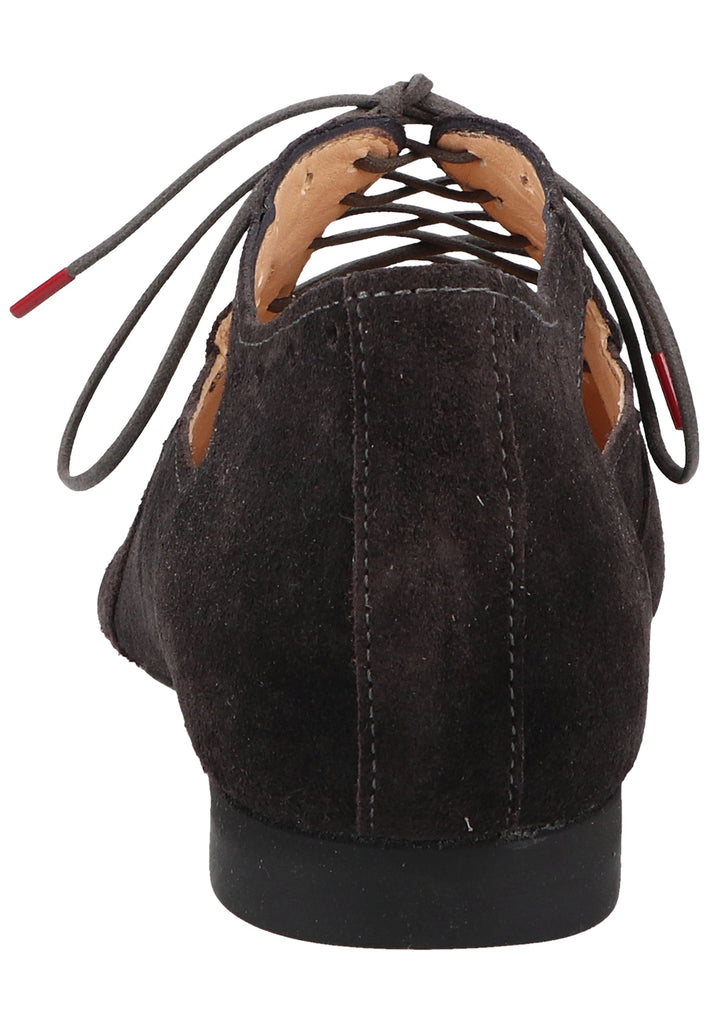 Think! Halbschuhe Veloursleder Grau