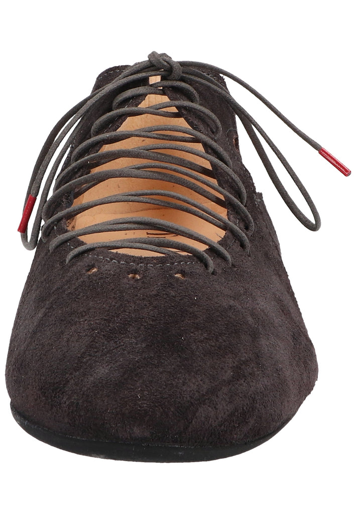 Think! Halbschuhe Veloursleder Grau