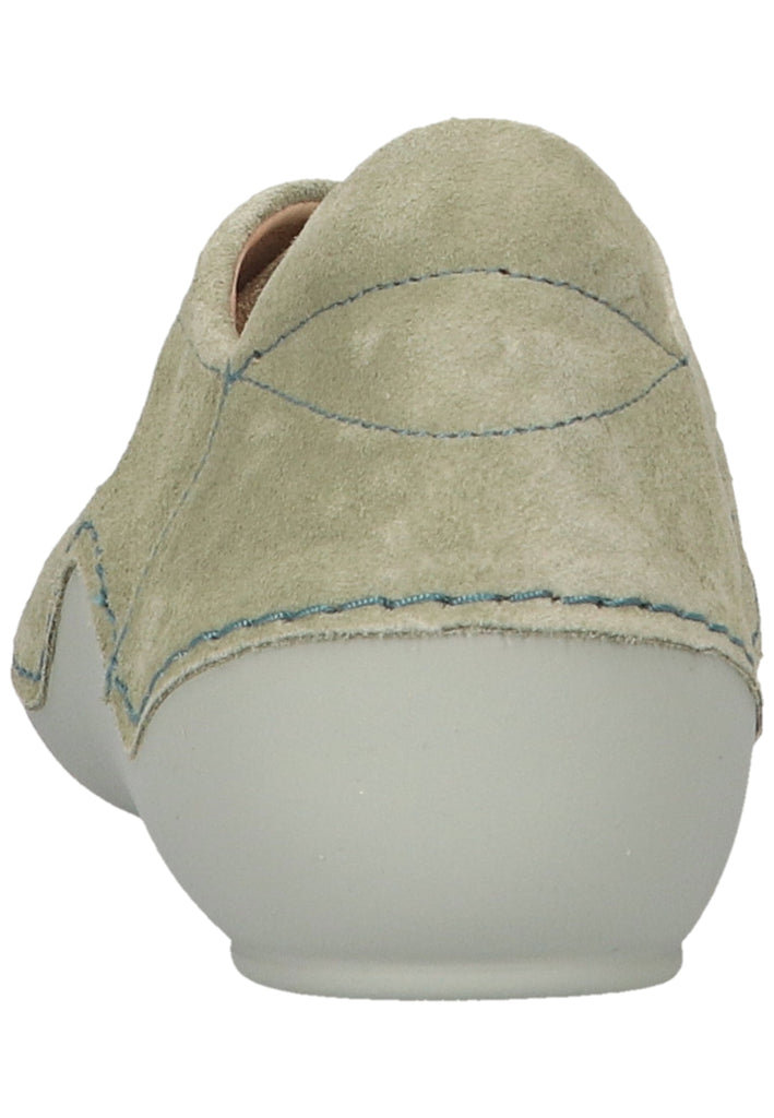 Think! Halbschuhe Veloursleder Hellgrün