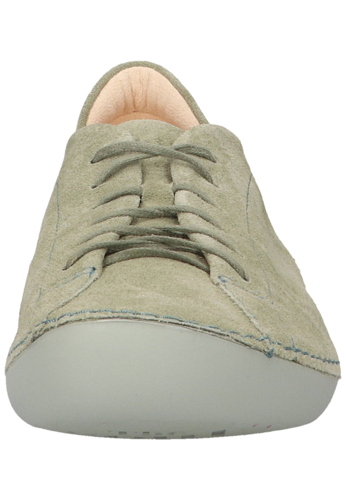 Think! Halbschuhe Veloursleder Hellgrün