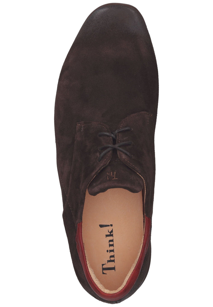 Think! Halbschuhe Veloursleder Mocca