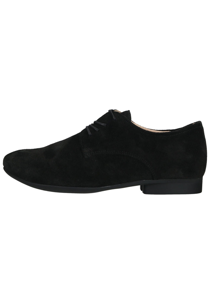 Think! Halbschuhe Veloursleder Schwarz