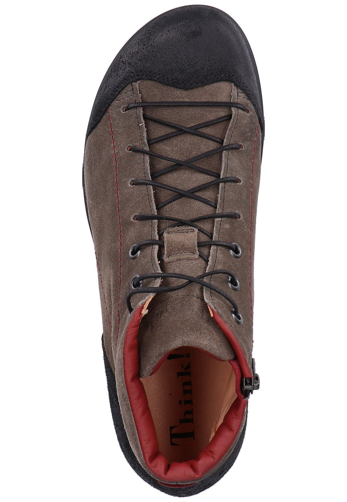 Think! Halbschuhe Veloursleder Schwarz