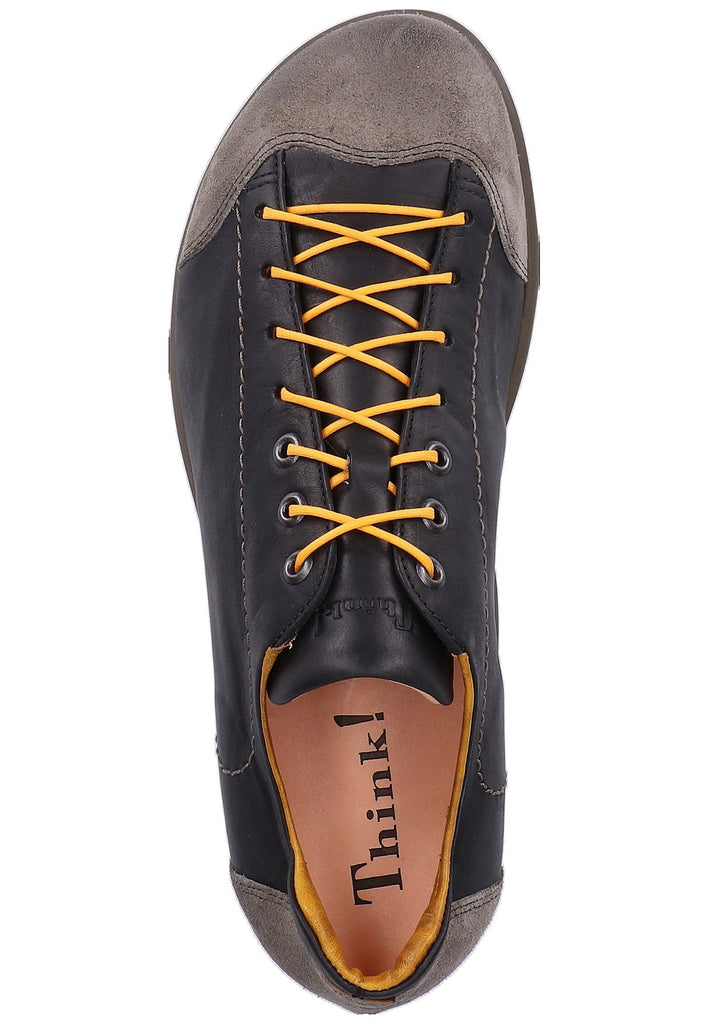 Think! Halbschuhe Veloursleder Schwarz