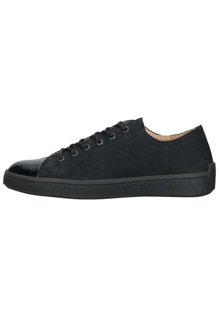 Think! Halbschuhe Veloursleder Schwarz Kombi