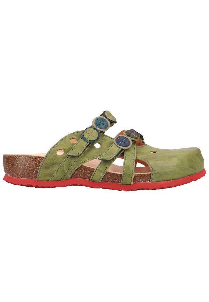 Think! Pantoletten Glattleder Apfel