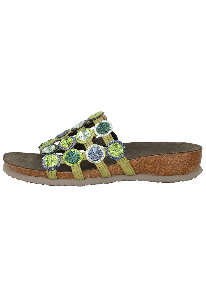 Think! Pantoletten Glattleder Apfel