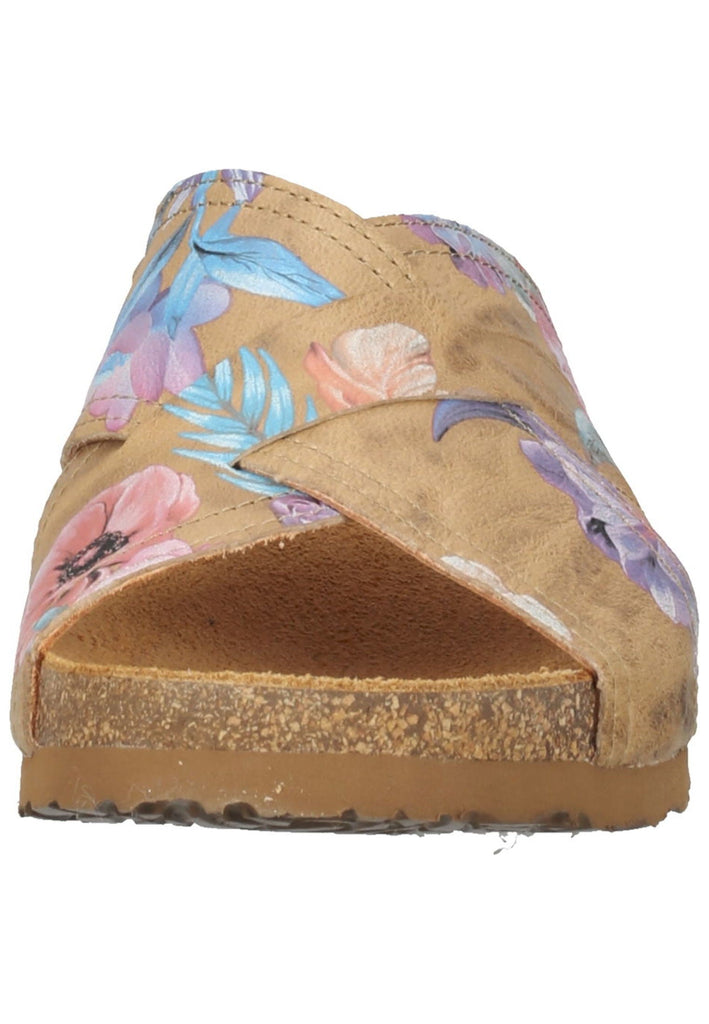 Think! Pantoletten Glattleder Beige