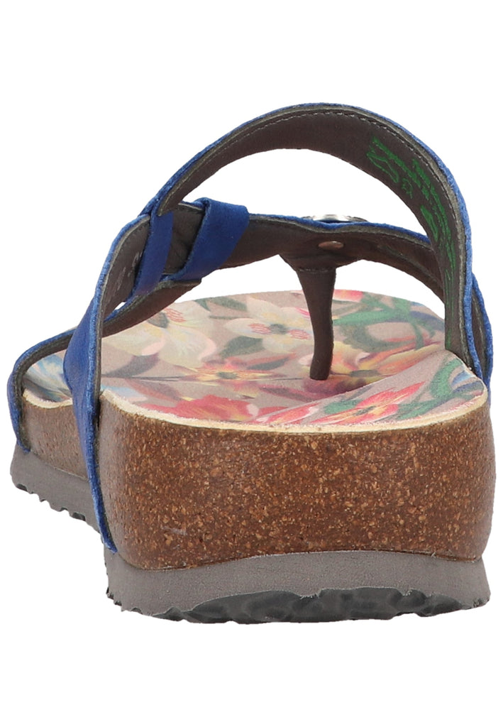 Think! Pantoletten Glattleder Blau