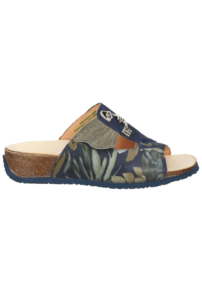 Think! Pantoletten Glattleder Braun