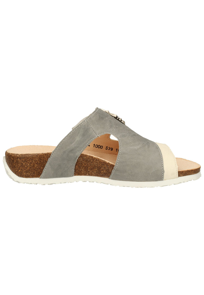 Think! Pantoletten Glattleder Ivory