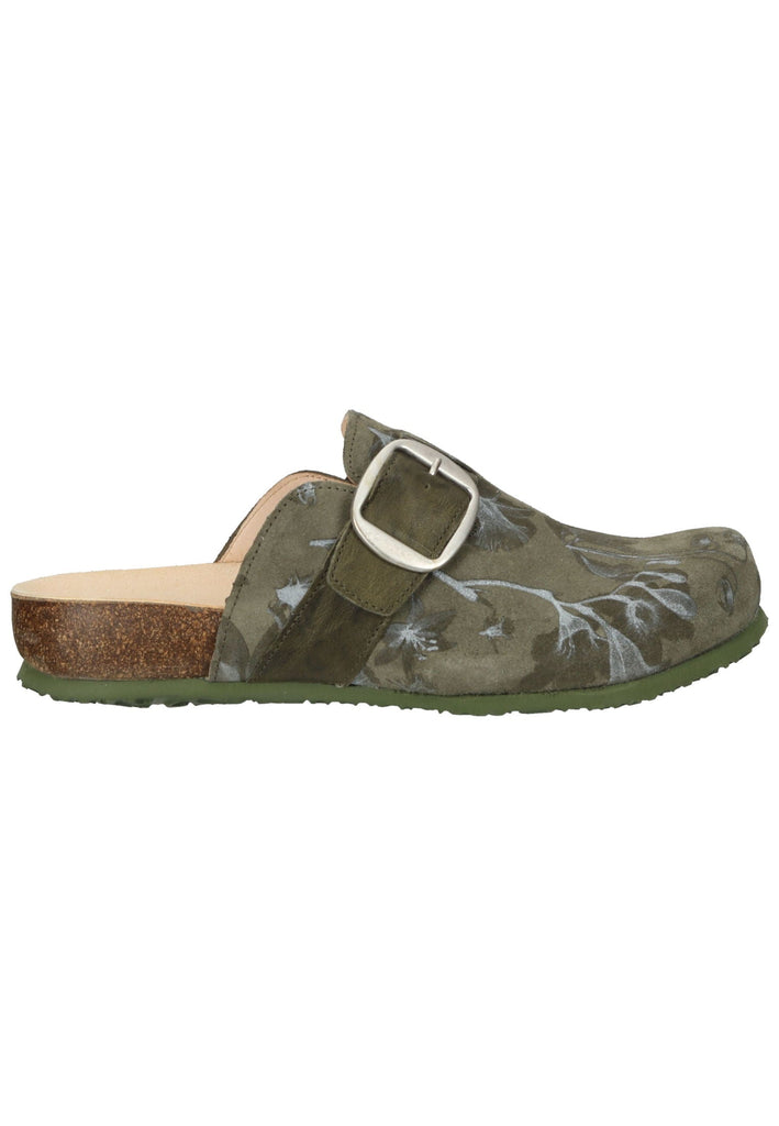 Think! Pantoletten Glattleder Jade