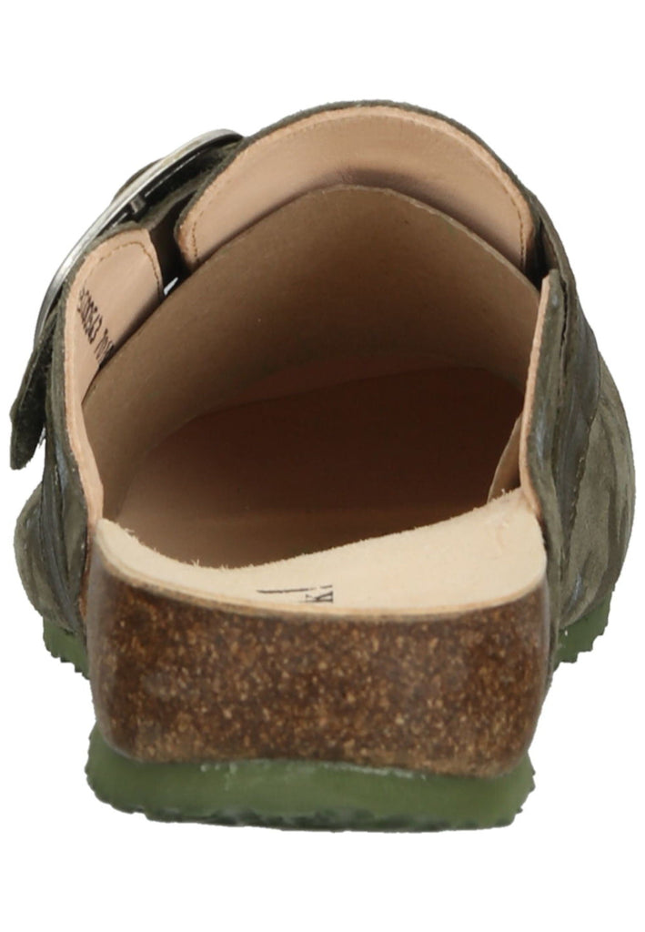 Think! Pantoletten Glattleder Jade