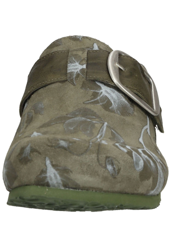 Think! Pantoletten Glattleder Jade