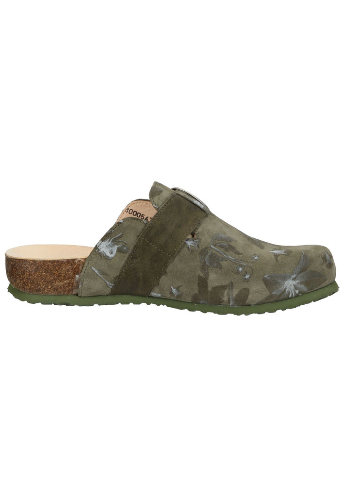 Think! Pantoletten Glattleder Jade