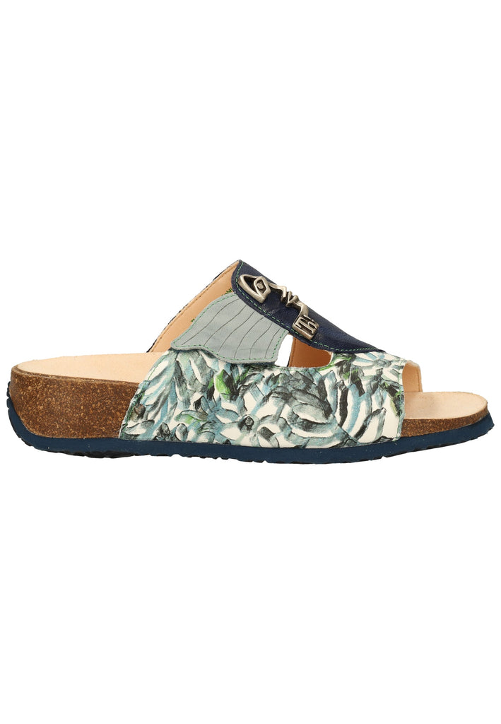 Think! Pantoletten Glattleder Jeans