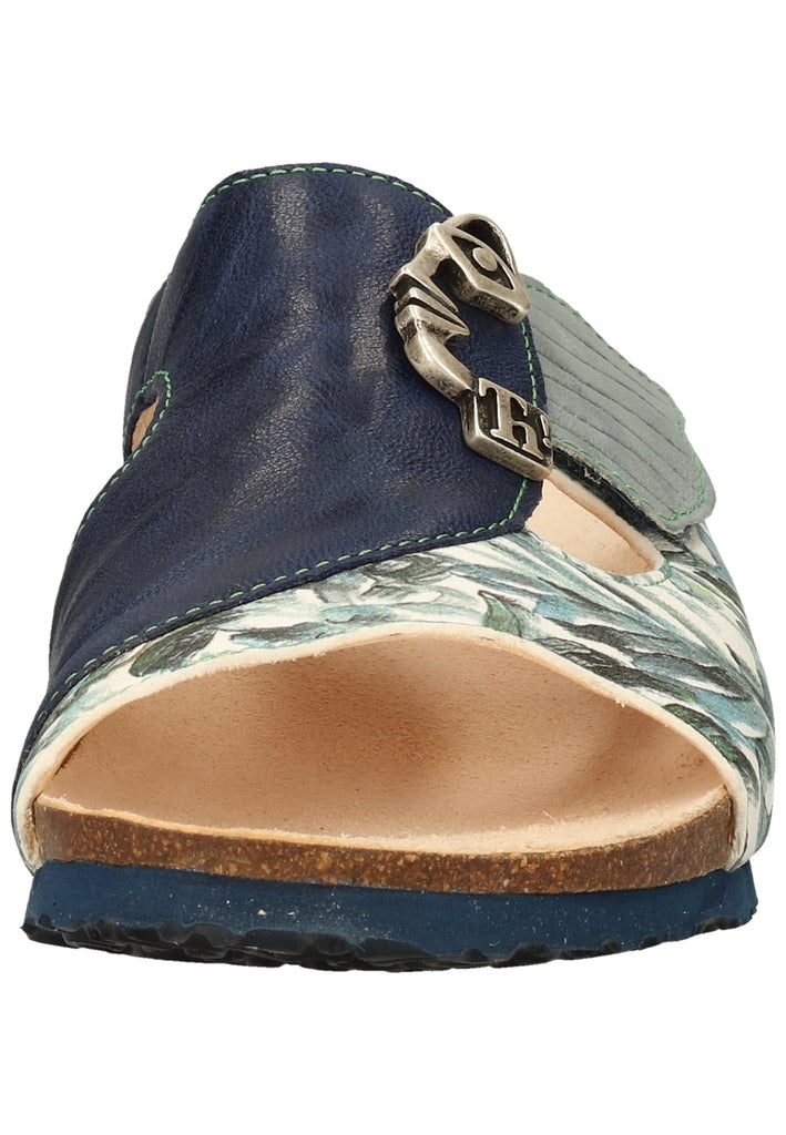 Think! Pantoletten Glattleder Jeans