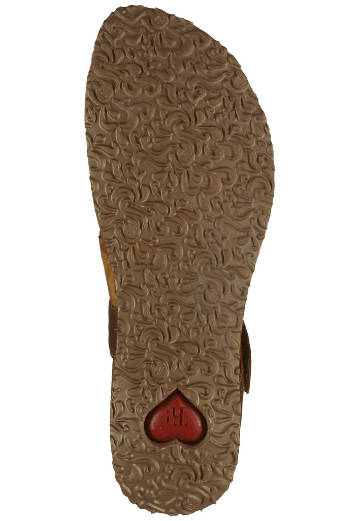 Think! Pantoletten Glattleder Mehrfarbig