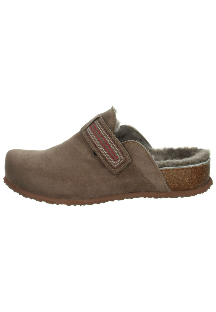 Pantoletten Think! Pantoletten Veloursleder Braun