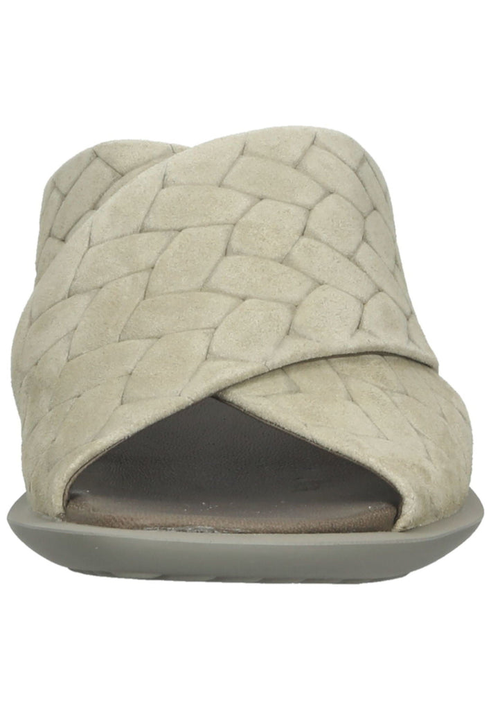 Think! Pantoletten Veloursleder Sage