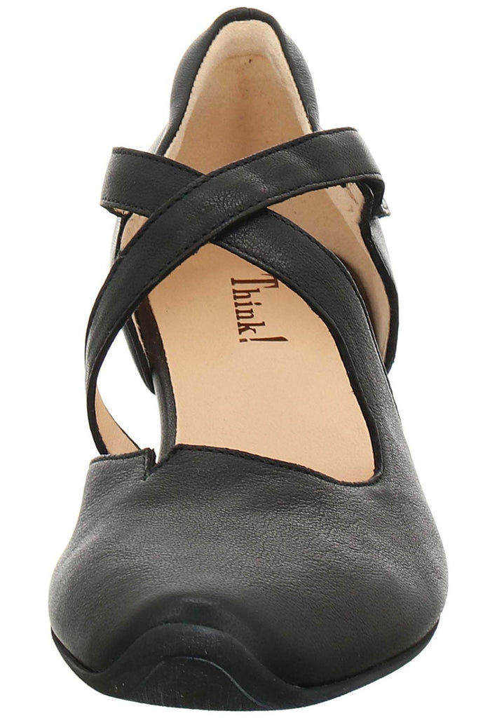 Think! Pumps Leder Schwarz
