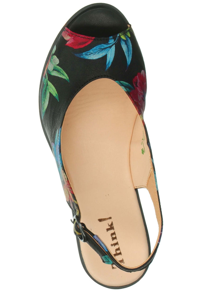 Think! Pumps Leder Schwarz