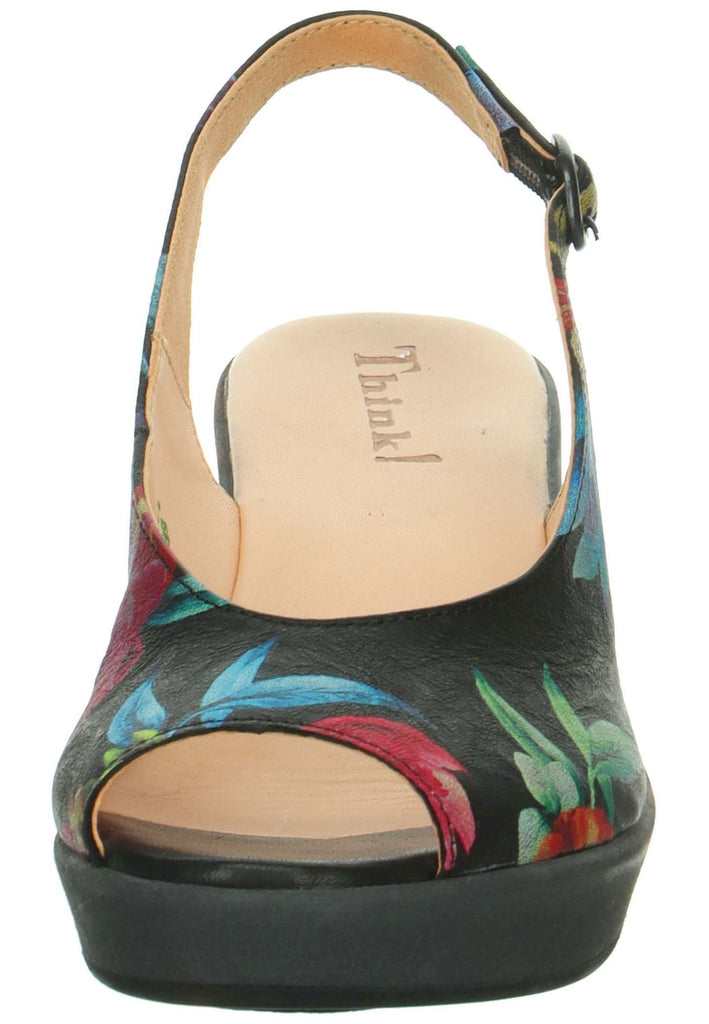 Think! Pumps Leder Schwarz