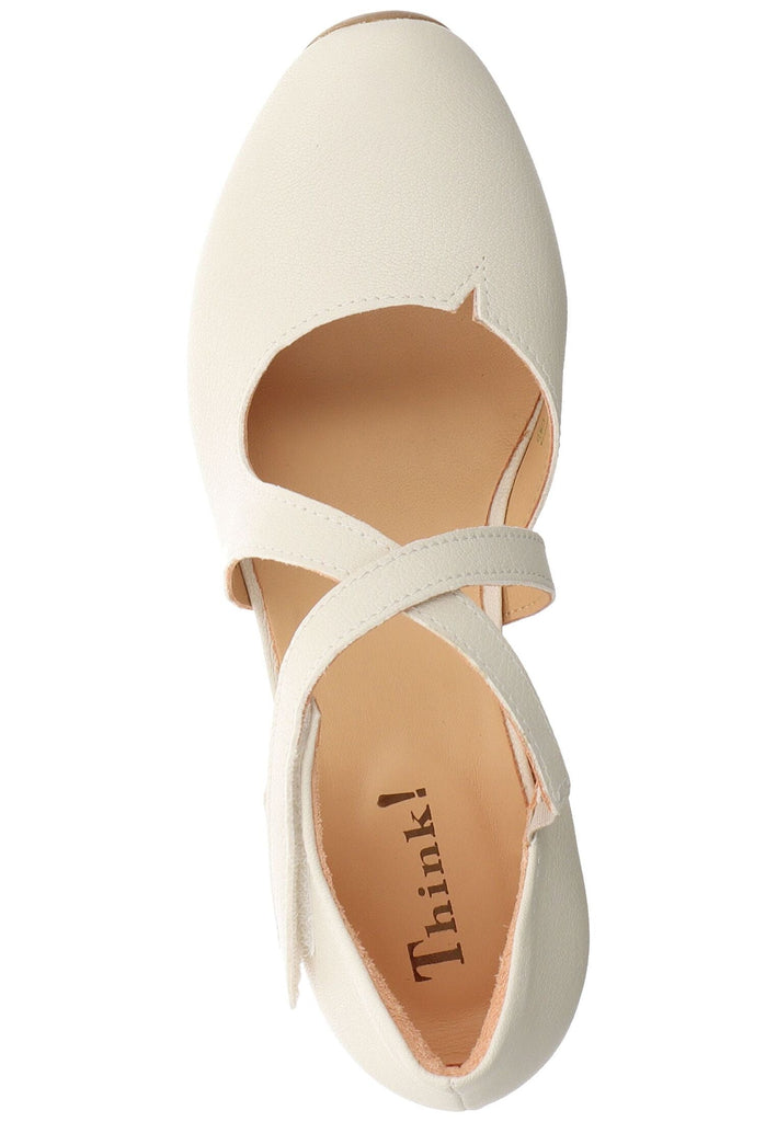 Think! Pumps Nappaleder Hellbeige