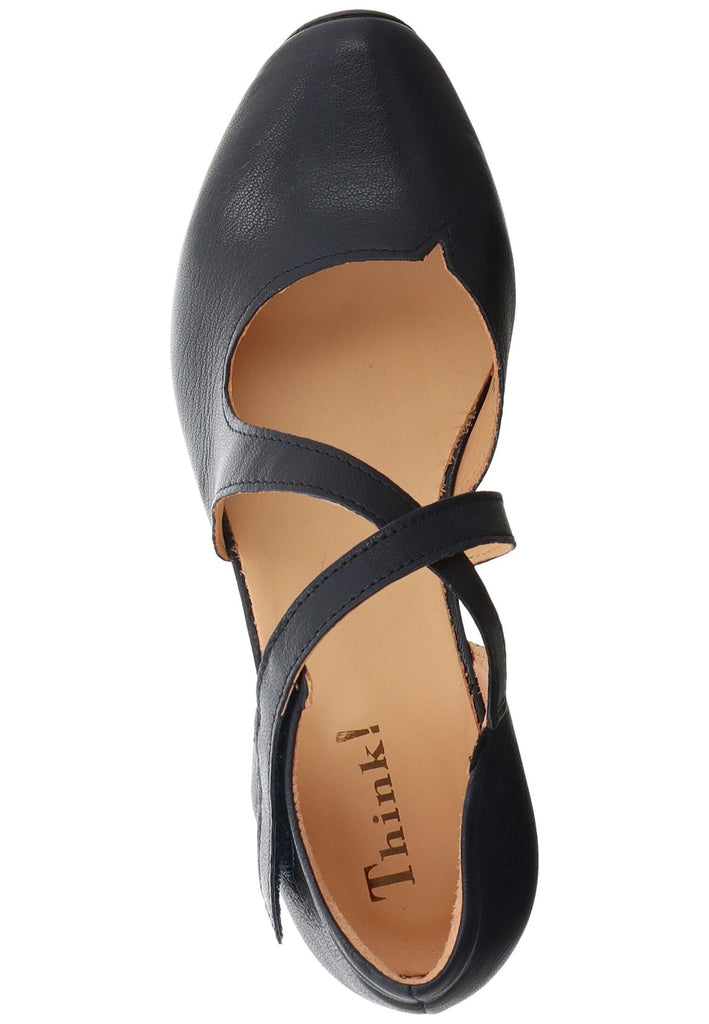 Think! Pumps Nappaleder Navy
