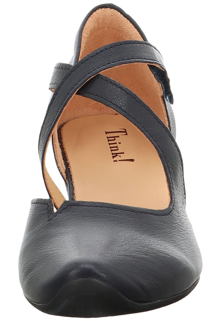 Think! Pumps Nappaleder Navy