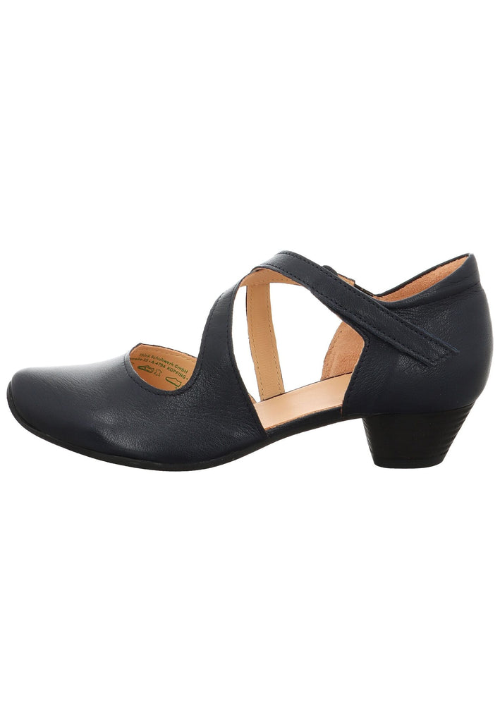 Think! Pumps Nappaleder Navy