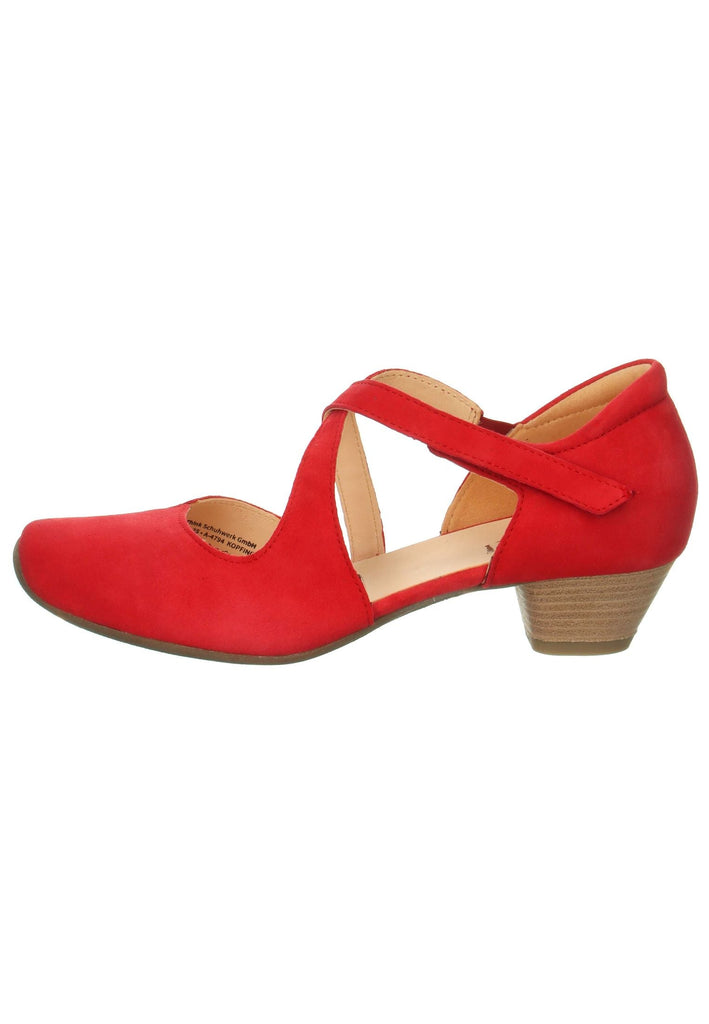Pumps Think! Pumps Veloursleder Rot