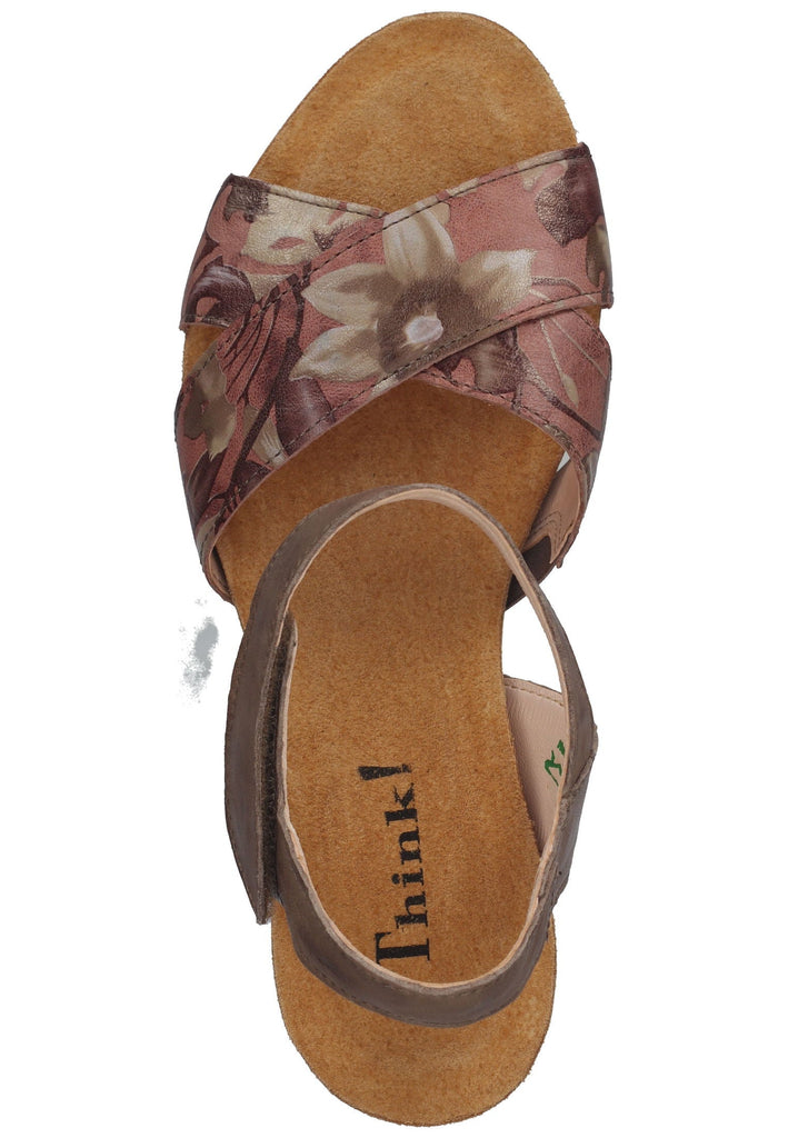 Think! Sandalen Glattleder Rosa