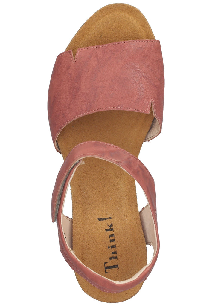 Think! Sandalen Leder Coral