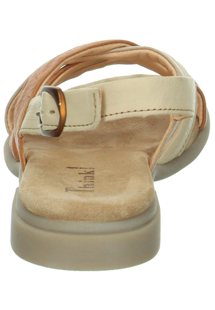 Think! Sandalen Leder Creme