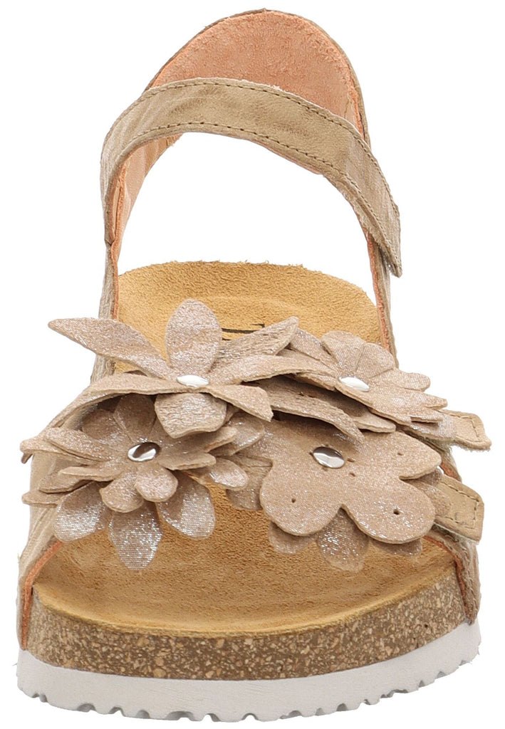 Think! Sandalen Leder Leinen