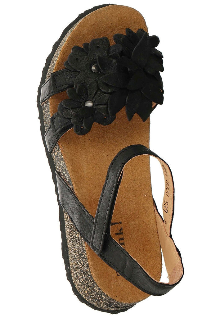 Think! Sandalen Leder Schwarz