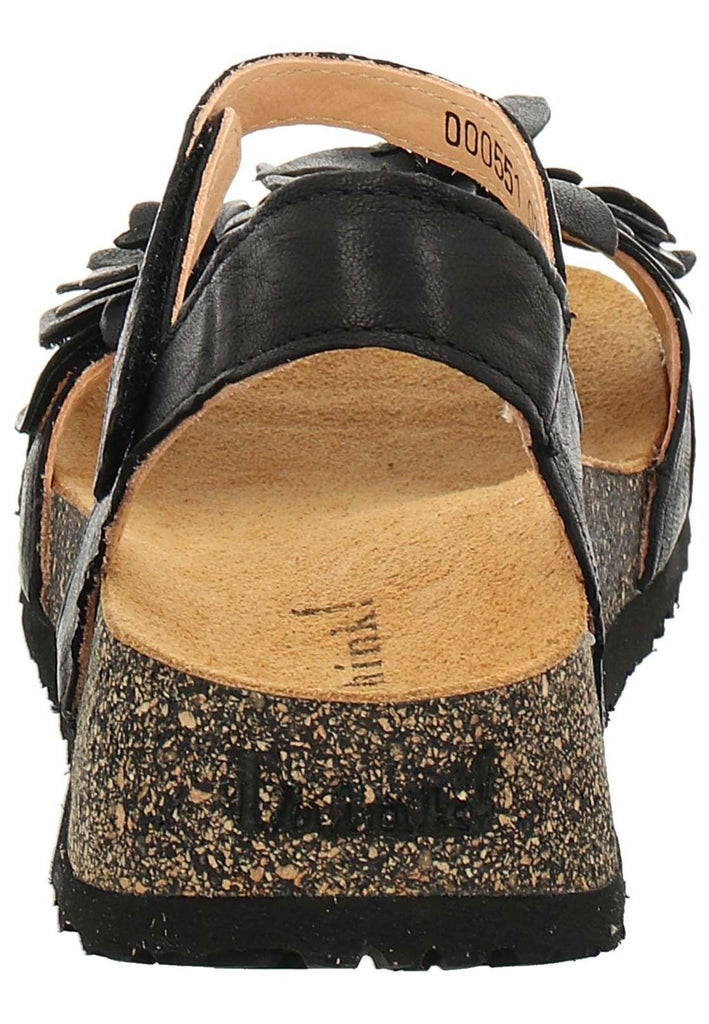 Think! Sandalen Leder Schwarz