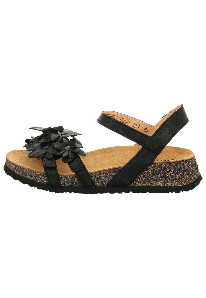Think! Sandalen Leder Schwarz