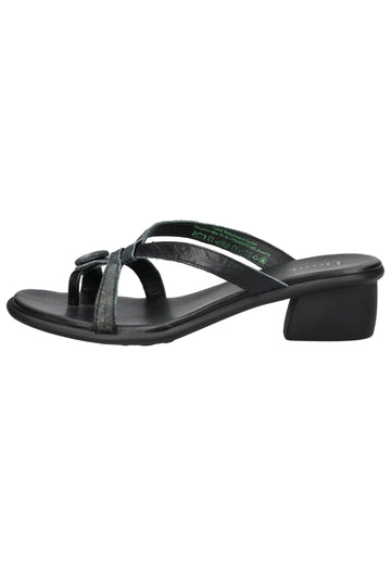Think! Sandalen Leder Schwarz Kombi