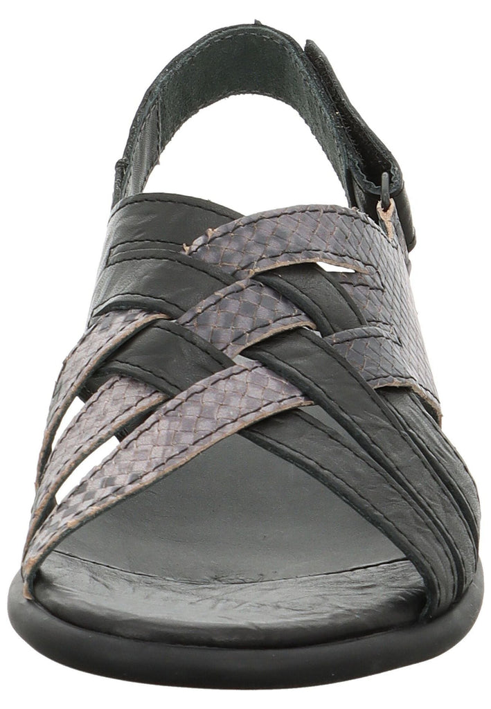 Think! Sandalen Leder Schwarz Kombi