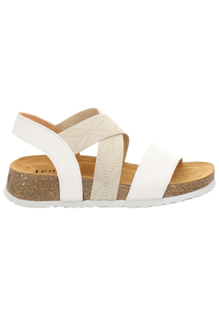 Think! Sandalen Nappaleder Weiß/Beige