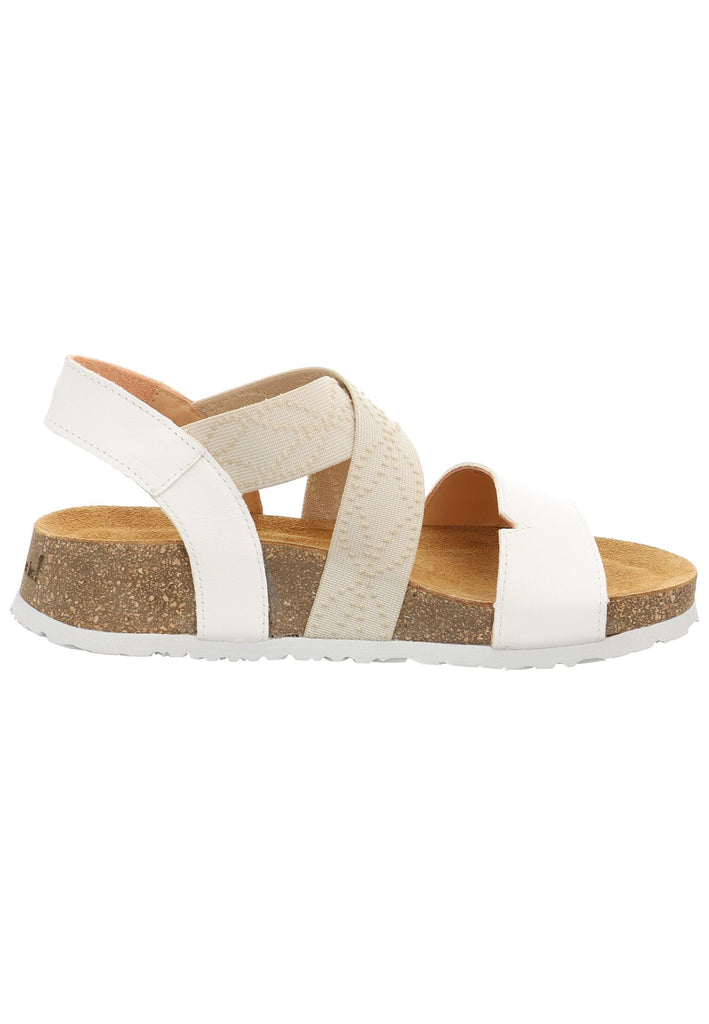 Think! Sandalen Nappaleder Weiß/Beige