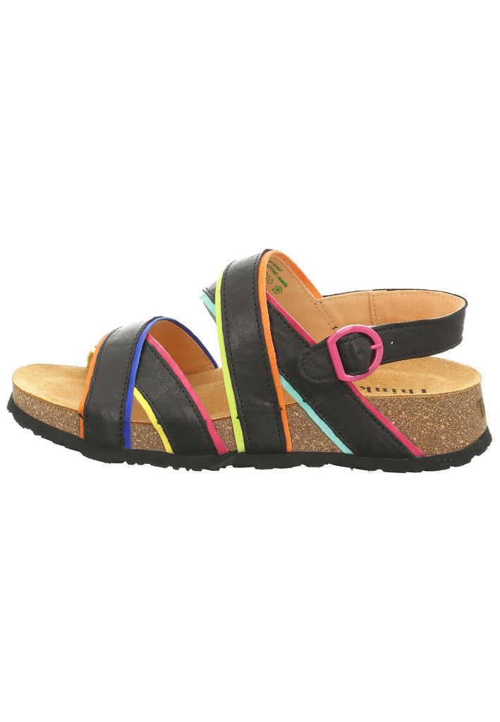 Sandalen Think! Sandalen Leder Schwarz Kombi